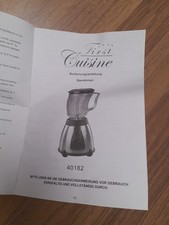 First cusine standmixer gebraucht kaufen First cusine standmixer gebraucht kaufen  Elchesheim-Illingen