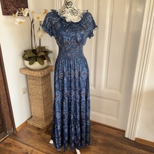 Maxikleid damen dunkelblau gebraucht kaufen  Weyhe