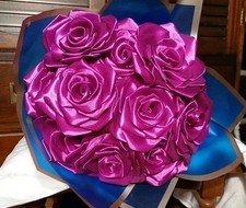 Satinrosen handgemacht rosen gebraucht kaufen  Worpswede