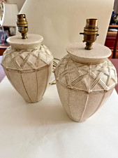 Pair cream ceramic for sale  WOKING