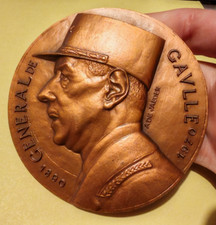 Superbe médaille cuivre d'occasion  Yvetot