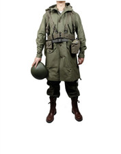 Usado, JAQUETA E CALÇA CASACO M47 UNIFORME VERDE EXÉRCITO MILITAR DOS EUA SEGUNDA GUERRA MUNDIAL E EQUIPAMENTO 1945 comprar usado  Enviando para Brazil