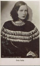 Cartolina greta garbo usato  Monterotondo