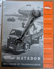 Faltprospekt tempo matador gebraucht kaufen  Büdelsdorf