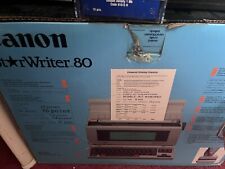 Canon star writer for sale  CHATHAM