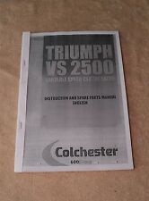 Colchester triumph vs2500 for sale  MANSFIELD