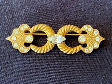 Spilla liberty metallo usato  Trevignano Romano
