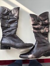 Damen leder stiefel gebraucht kaufen  Gladenbach