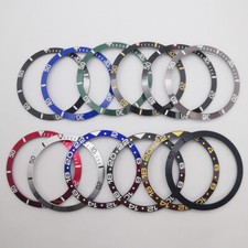 Moldura de relógio 37,2 mm preto azul vermelho verde cerâmica/alumínio inserção ajuste 39 mm caixa comprar usado  Enviando para Brazil