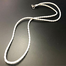 Collana pelle bianca usato  Scandicci