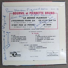 45t autographe bourvil d'occasion  Maussane-les-Alpilles