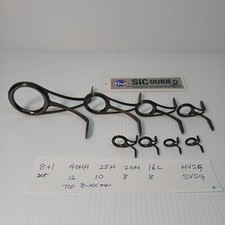 Conjunto guia vara de pesca giratória 8+1 Fuji Tackle SIC Gunmetal HVSG SVSG 8 pés a 10 pés comprar usado  Enviando para Brazil