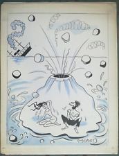 Ancien dessin humoristique d'occasion  Arles