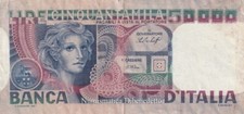 Repubblica italiana 50.000 usato  Barletta