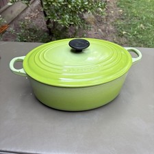 Creuset green enameled for sale  Elkins