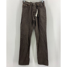Jeans jeans feminino Zara Sweet Mocha cintura alta anos 90 slim fit bainha dividida 36 novo com etiquetas, usado comprar usado  Enviando para Brazil