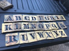 Vintage brass stencils for sale  Vernon Rockville