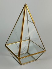 Vintage metal glass d'occasion  Expédié en Belgium