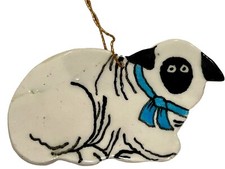 Ceramic lamb ornament for sale  Fort Bragg