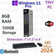 Lenovo ThinkCentre M93P Tiny i3 8GB 500GB Win11Pro PC WiFi A/C Office 2024 comprar usado  Enviando para Brazil