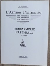 Rousselot planche gendarmerie d'occasion Rousselot planche gendarmerie d'occasion  Magalas