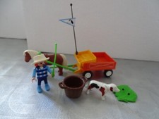 Playmobil enfant charette d'occasion  Sorbiers