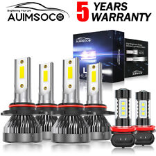 Para Toyota Corolla 2009 2010 2011 2012 2013 6x farol de LED Hi-Lo + conjunto de luzes de neblina, usado comprar usado  Enviando para Brazil