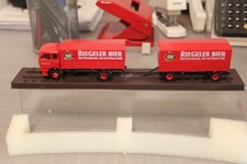 Usado, Brekina Mercedes Benz LP 1620 HZ Pr/Pl rot " Riegeler Bier " OVP comprar usado  Enviando para Brazil