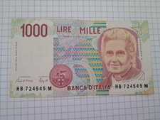 Banconota 1000 lire usato  Villanova di Camposampiero