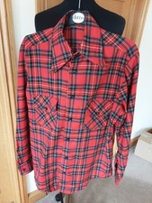 Tartan retro shirt for sale  SCUNTHORPE