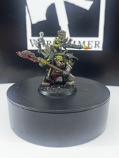 Warhammer 40k - Orkowie - Ork Warboss w Mega Armour, używany na sprzedaż  Wysyłka do Poland