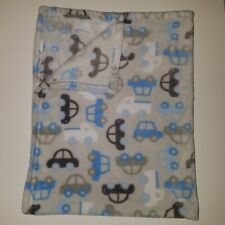 Usado, Cobertor de bebê Baby Starters azul cinza branco lã veículo carro 30x40 Lovey 2015 comprar usado  Enviando para Brazil