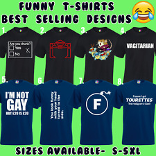 Funny shirts mens for sale  MANCHESTER