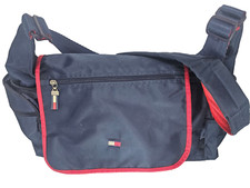 Bolsa de viagem vintage Tommy Hilfiger bandeira tiracolo mensageiro computador náilon comprar usado  Enviando para Brazil