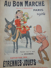 1906 catalogue jouets d'occasion  Vesoul