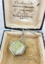 Vintage silver hexagon for sale  BIGGAR