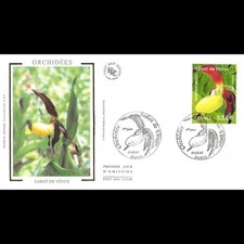 Fdc soie orchidée d'occasion Fdc soie orchidée d'occasion  Crécy-la-Chapelle