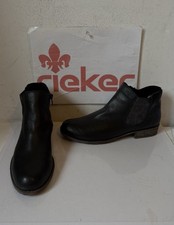 Rieker black leather for sale  CARDIGAN