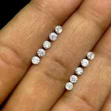 Diamante branco natural 1 CT corte redondo 3mm 10 peças VVS1 grau D certificado B26 comprar usado  Enviando para Brazil