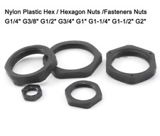 Usado, Porcas sextavadas/exagonais de plástico náilon/porcas de fixação G1/4" G3/8" - G2"  comprar usado  Enviando para Brazil