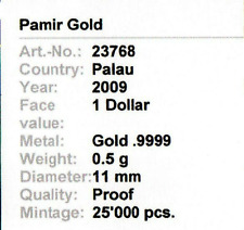 Pamir gold dollar gebraucht kaufen  Bielefeld