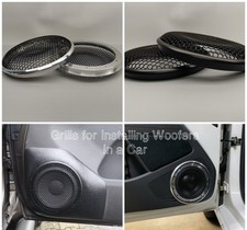Morel Supremo, anéis de alumínio com grelhas para woofers Morel, usado comprar usado  Enviando para Brazil