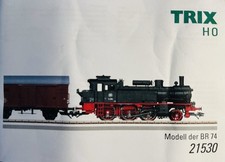 Locomotiva a vapor TRIX 21530 HO BR 74 DB DCC digital com som usado comprar usado  Enviando para Brazil