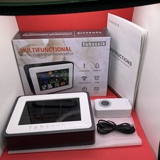 Higrômetro/termômetro digital multifuncional interno/externo com tela colorida comprar usado  Enviando para Brazil