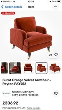 Payton pay052 burnt for sale  LONDON