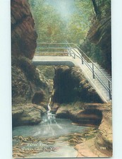 ESCADA TRASEIRA DIVIDIDA NA PISCINA DE FADAS Watkins Glen por Ithica & Elmira NY AD5332 comprar usado  Enviando para Brazil