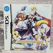 Luminous Arc Nintendo DS livreto de instruções somente manual , usado comprar usado  Enviando para Brazil