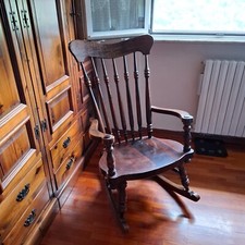 Sedia dondolo stile usato  Genova