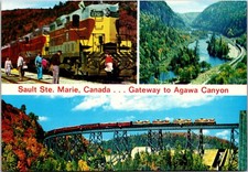 Postcard Sault Ste Marie ON Algoma Central Railway Gateway to Agawa Canyon na sprzedaż  Wysyłka do Poland