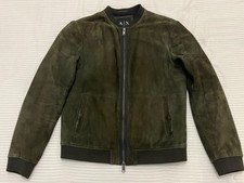 Armani leather jacket for sale  UK